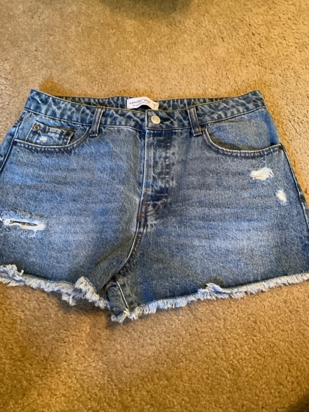 Vanilla Start Jean Shorts. Sz. 7